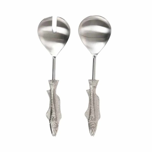 Carp Set 2 Stainless Steel Salad Servers