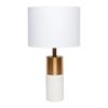 Gilardo Marble and Brass Lamp