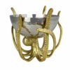 Octopus Small Bowl Gold Base