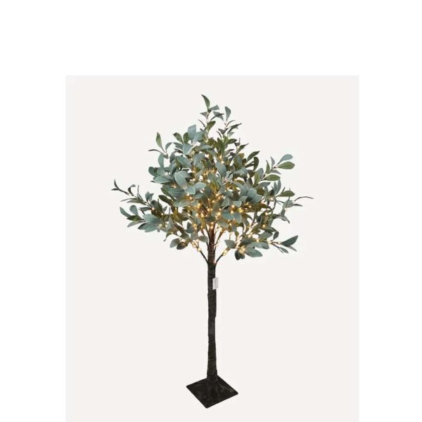 Olive Tree Dark Leaf Light Up Sml