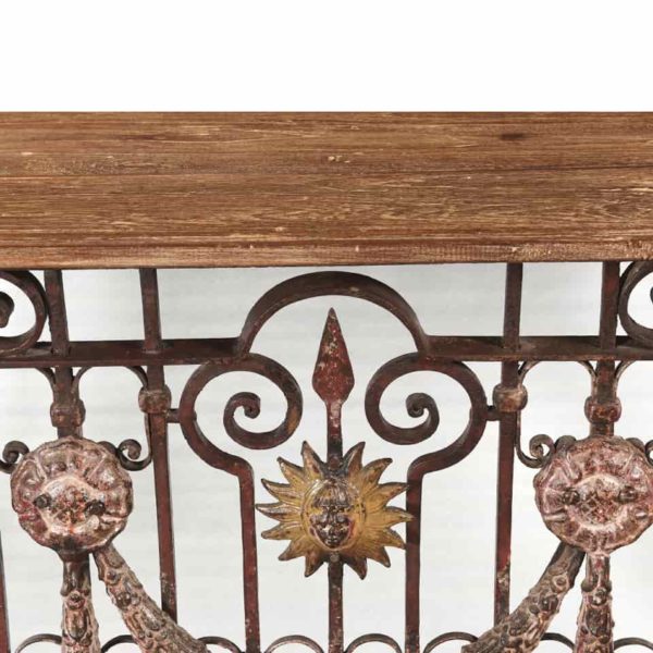 Le Marais Iron and Wood Console - Image 2