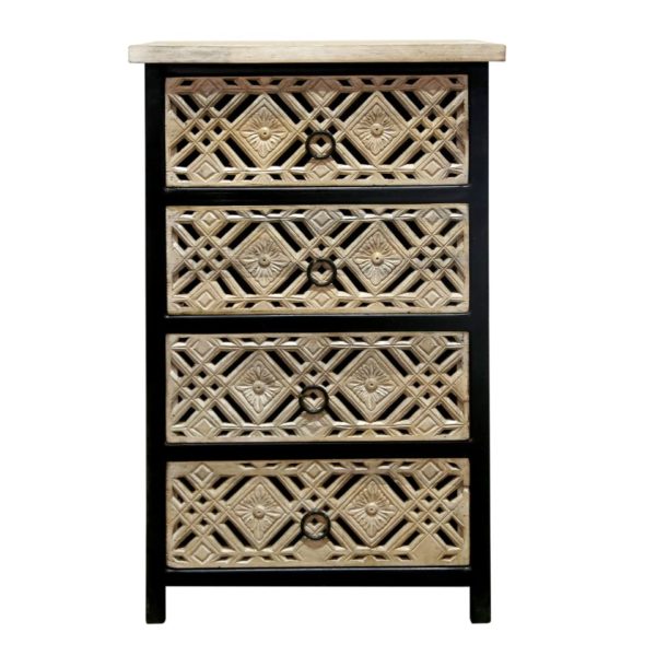 Morano 4 Drawer Side Table
