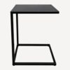 Square Couch Side Table Black