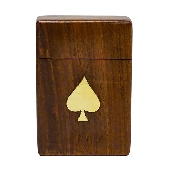 Ace Rose Wood Card Box