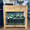 Yvette Reclaimed Timber Console 2 Drawer