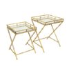 Rico Iron and Mirror side table S